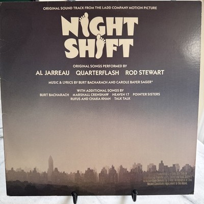 Various Artists Night Shift Soundtrack 12'' Vinyl LP 1982 Warner Rock Vintage
