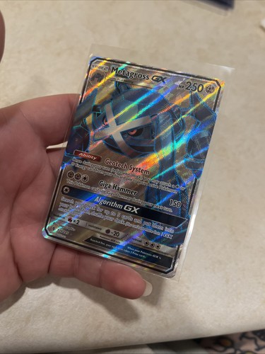 Pokemon TCG SM: Guardians Rising Metagross GX 139/145 Full Art Holo UR EN