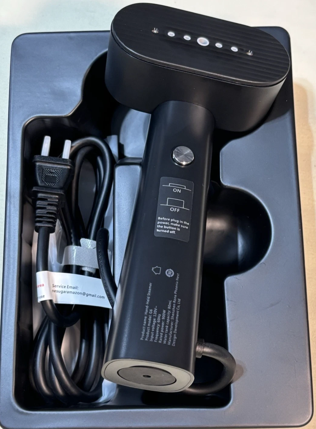 Nesugar G6 Handheld Steamer Compact, Travel-Ready Solution- Wrinkle Free Clothes