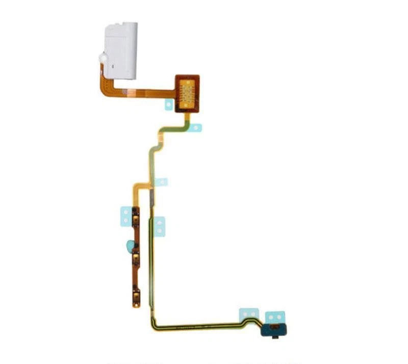 For iPod Nano 7 - White Headphone Audio Jack Power Volume Button Flex Cable - Image 3 of 4