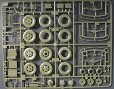 Tamiya 1/35th Scale US 6x6 Cargo Truck - Parts Tree A from Kit No. 35218