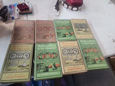 The Rover Boys by Arthur M. Winfield / Edward Stratemeyer 8 Books 1899 - 1927