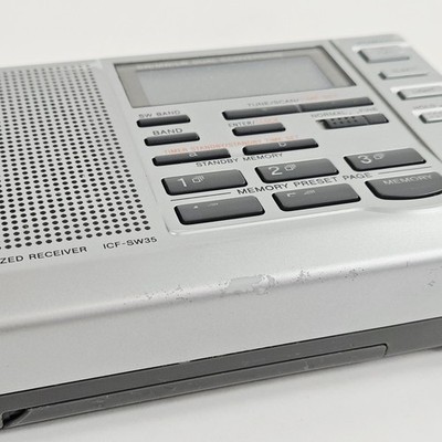 【美品】SONY ICF-SW35 ラジオ Vtg Sony ICF-SW35 FM Stereo/SW/MW/LW PLL Synthesized Receiver