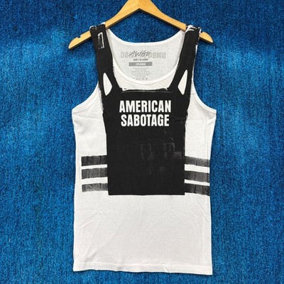 Asap Rocky American Sabotage Rap White Tank Size 2XL