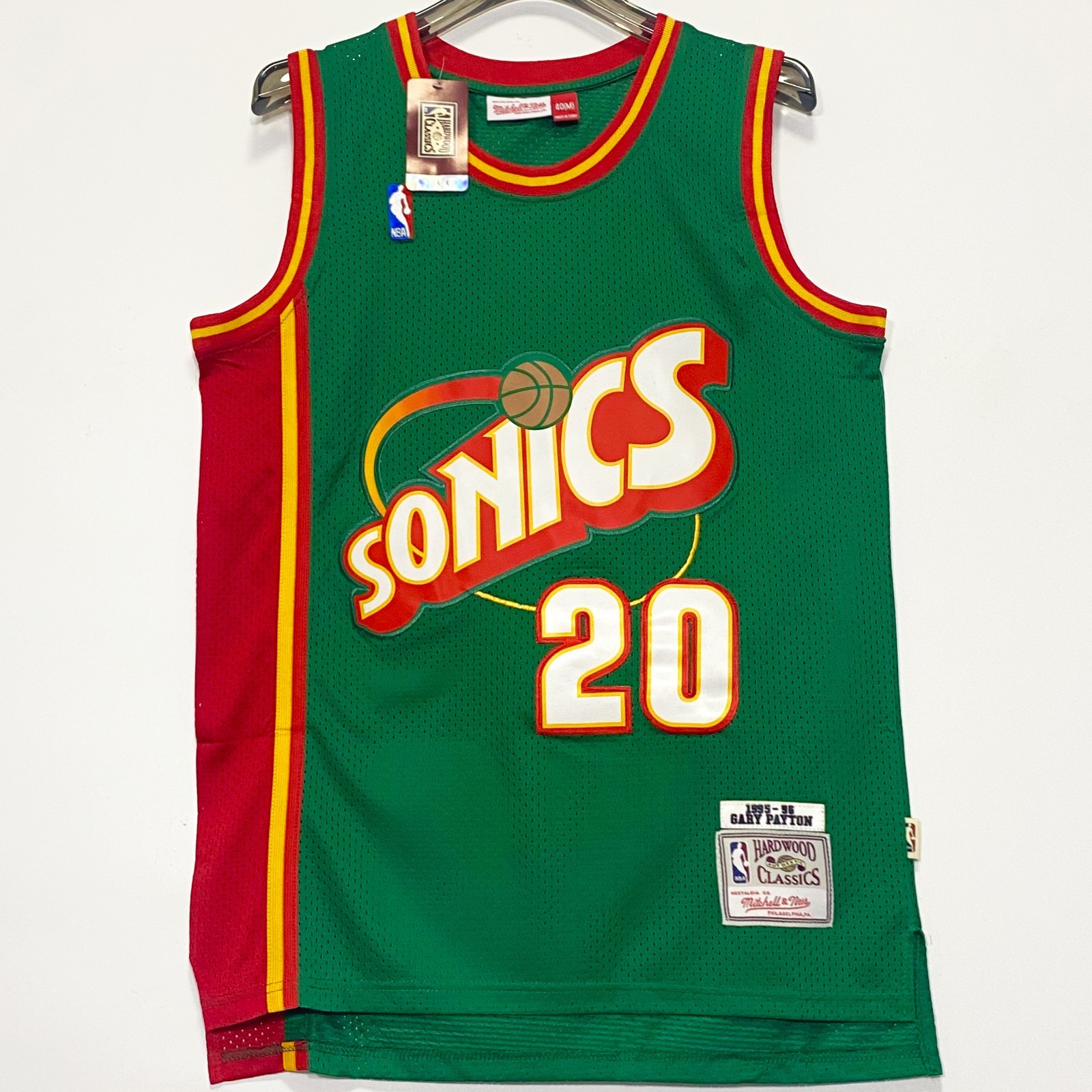 Gary/#20/Payton/SuperSonics/Stitched/Jersey/Green/S/M/L/XL/2XL