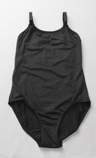 Bloch 12 Girl's Pranay Adjustable Camisole Strap Leotard EH6 Black Size 12 NWT