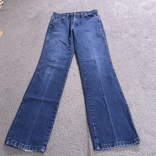 Wrangler Jeans Mens 31x32 Blue Denim Slim Fit 936DEN Cowboy Cut Rodeo Y2K