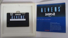 Square Alien 2 MSX Cartridge ROM Software Used, slight box damage