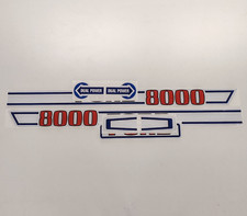 Replacement Decal Set compatible with Ford 8000 Tractor (1968) Sticker Kit