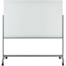 Global Industrial 72"W x 48"H Mobile Glass Board