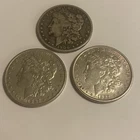 90% Silver Morgan Silver Dollar Lot Of 3