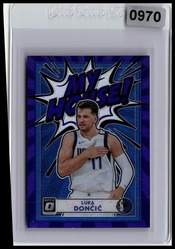 Luka Doncic [Purple] #13 2020 Panini Donruss Optic My House card
