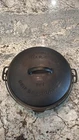 WAGNER WARE DRIP DROP ROASTER #9 DUTCH OVEN 1269A FULLY MARKED LID Very Rare
