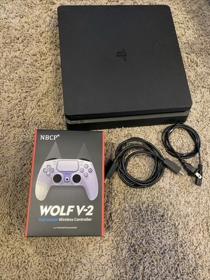 SONY PS4 SLIM - CUH-2215B - INCLUDES CABLES & 1  New CONTROLLER - 1TB Working
