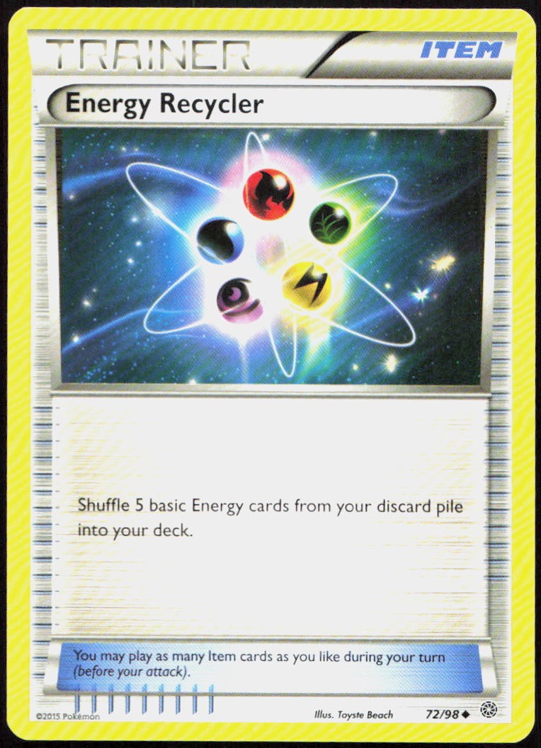 Energy Recycler Uncommon XY - Ancient Origins 72/98 LP