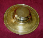 Fine Antique Hand-Crafted Brass Fruit Bowl/Center Piece With Calligraphic Script — photo 5