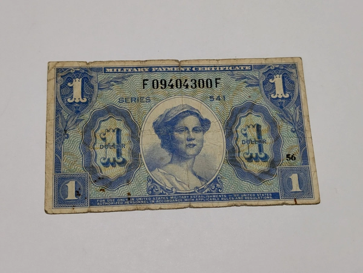 Circulated $1 US Military Payment Certificates for sale | eBay