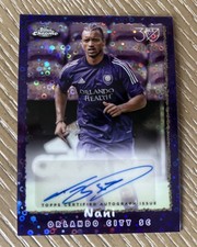 2025 Topps Chrome MLS Nani Auto /75 1995 Purple Orlando City Color Match