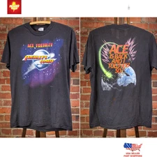 Vintage Ace Frehley Frehley's Comet Ace is Back Concert T Shirt 1987 Black