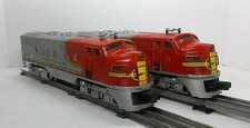 O-Gauge Lionel 2343 Santa Fe Diesel Engine & Dummy 