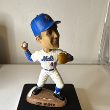 Tom Seaver New York Mets MLB Bobblehead Figurine NO BOX, MISSING COCA-COLA SIGN
