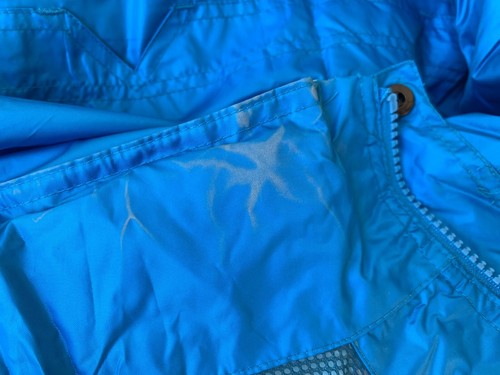 RAINBIRD Size XL Unisex STOWaway Raincoat Jacket Blue Zippered Front Hood - Picture 11 of 20