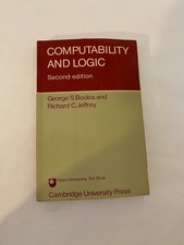 Computability and Logic Second Edition Boolos...