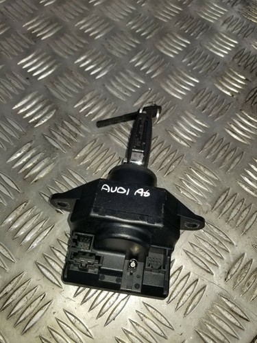 AUDI A6 IGNITION BARREL AND KEY UNIT PEICE 2.0 TDI MK3 CVT 2008 - 2011 - Picture 6 of 6
