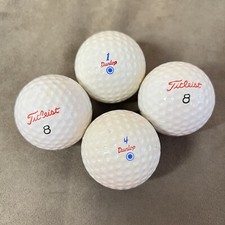 TITLEIST DUNLOP LOT Acushnet DT 2 Maxfli Blue Max 2 4 VTG Golf Balls RARE