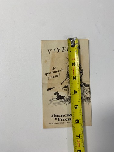 Vintage Abercrombie & Fitch Co. VIYELLA Flannel Brochure with Fabric Swatches NY - Picture 10 of 12