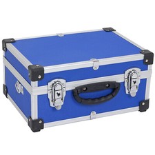 Alu Werkzeugkiste Koffer 32x23x15,5cm rot blau silber black Box Kiste