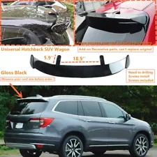 For 2016-2022 Honda Pilot Glossy Black GT Style Rear Roof Spoiler Wing Universal