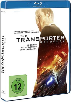 THE TRANSPORTER REFUELED (Ed Skrein, Ray Stevenson) Blu-ray Disc NEU+OVP