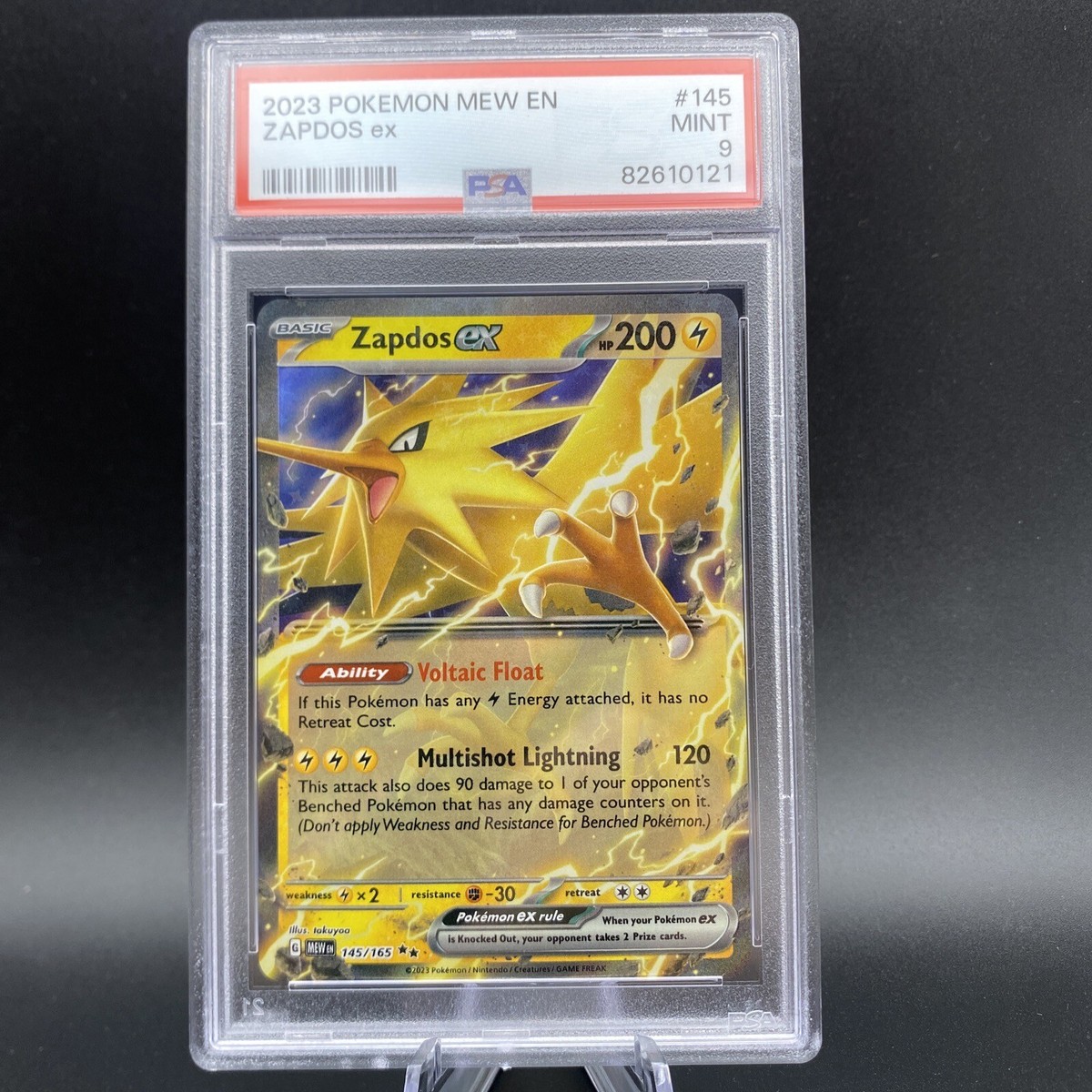 PSA 10 Zapdos EX (JPN) Zapdos ex psa10