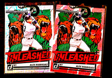 2021 Donruss Unleashed #23 Alex Rodriguez Vector Pink Fireworks New York Yankees