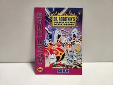 Dr Robotnik's Mean Bean Machine (Sega Game Gear) Original Manual ONLY