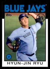 2021 Topps Update 1986 Topps 35th Anniversary #86B-38 Hyun-Jin Ryu Blue Jays