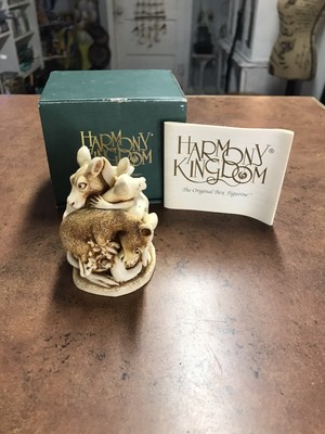 Harmony Kingdom BABY BOOMER 1997 Kangaroo Marble Resin Trinket Box England