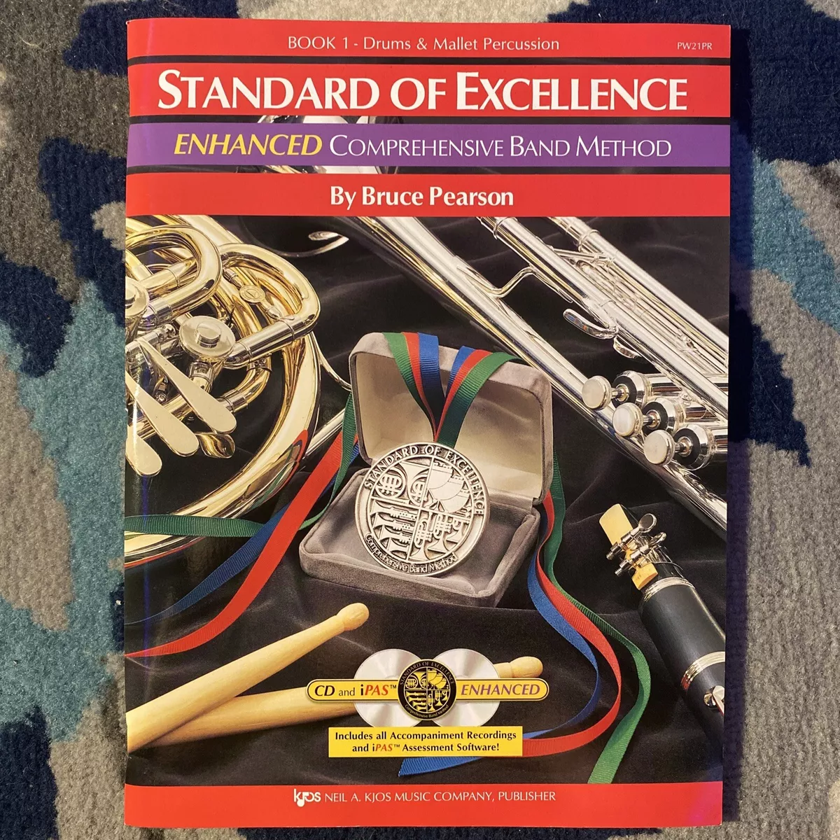 Standard of Excellence Enhanced Percussion Book 1 PW21PR BRAND NEW
