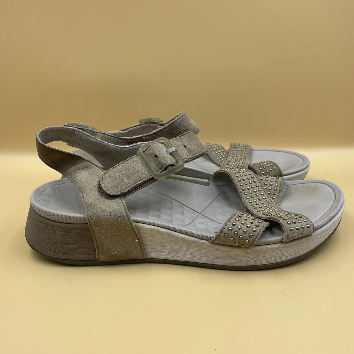 Dansko Cindy Bronze Metallic Platform Sandal Size 9 9.5 EUR 38
