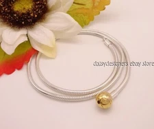 NEW Pandora Silver Shine COLLIER Snake Necklace 368004 50 RETIRED