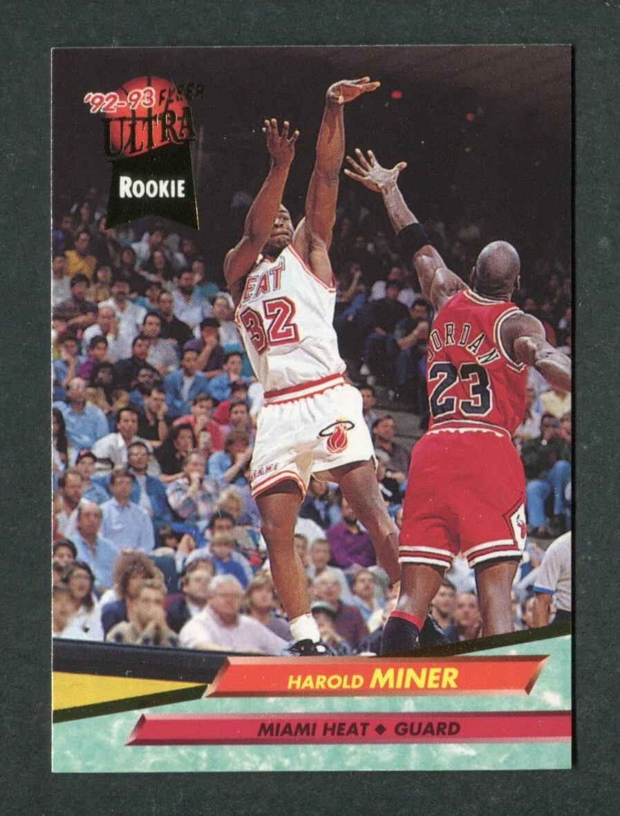 Harold Miner trading card