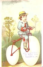 Victorian Trade Card People's Tea Co. Harrisburg PA