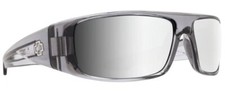 Spy Optic LOGAN Sunglasses - Clear SMOKE / HAPPY Gray Grn SILVER Spectra NEW