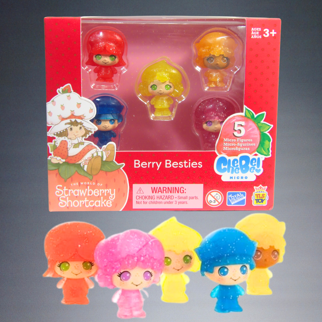 SÚBDITOS LEALES FRESA PASTEL CORTO BAYAS BESTIAS CHEEBEE MINIS EXCLUSIVO SDCC