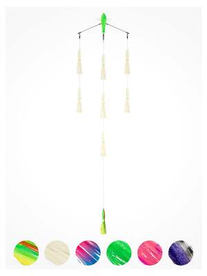BLUEWING Walker 18'' Fishing Spreader Bar w/ 6'' Squids Luminous-Starboard NEW