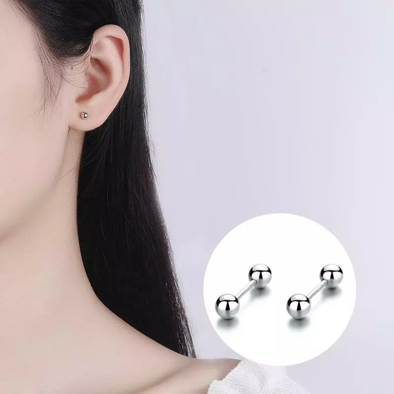 Update more than 148 sterling silver ball earrings 10mm super hot ...