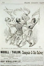 8" x 10" Photo 1880 The factors of the Greenback-Labor-Socialist-Woman-Sufrage