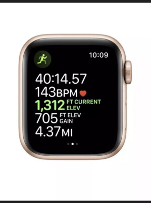 Apple Watch Series 5 GPS 40mm Gold Aluminum Case Pink Sand Sport