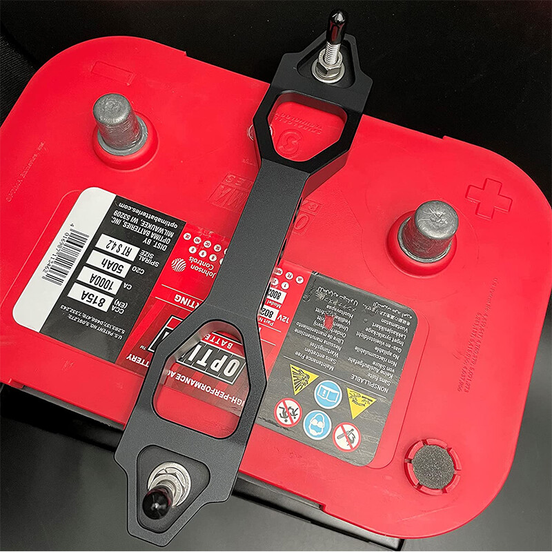 Heavy Duty Battery Hold Down Billet Aluminum Battery Tie Down Bracket J